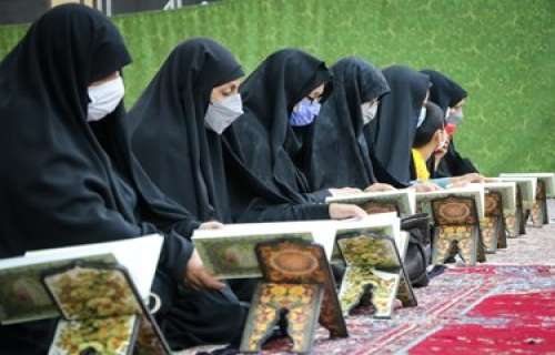 جمع‌خوانی «قرآن کریم» در حسینیه شهدای جیرفت